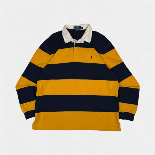 Vintage Polo Ralph Lauren striped rugby polo (XL)