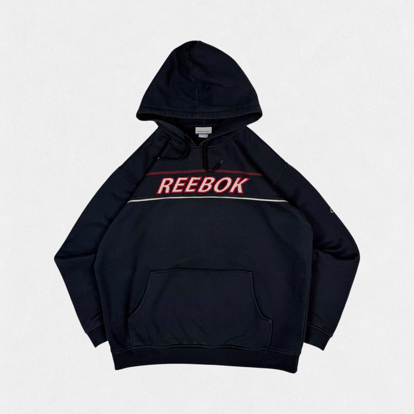 Vintage Reebok spell out hoodie (L)