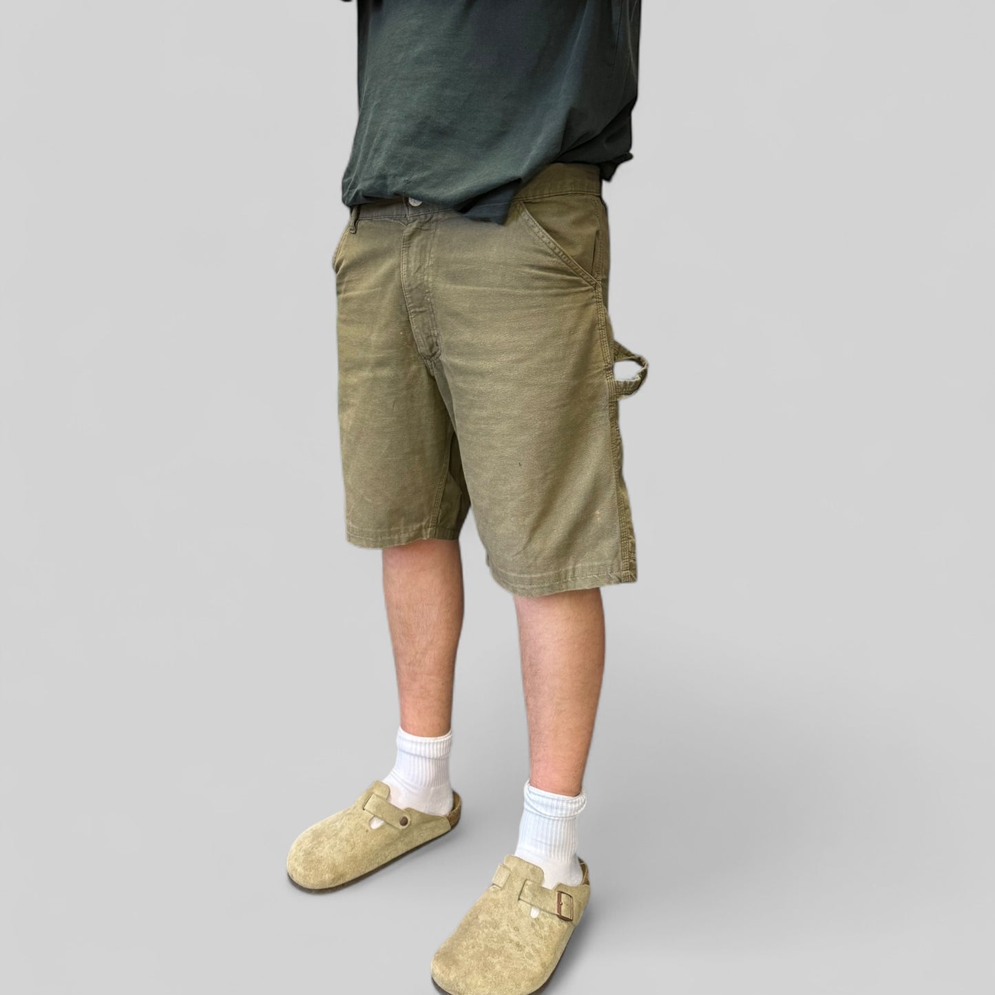 Vintage baggy carpenter shorts (W34)