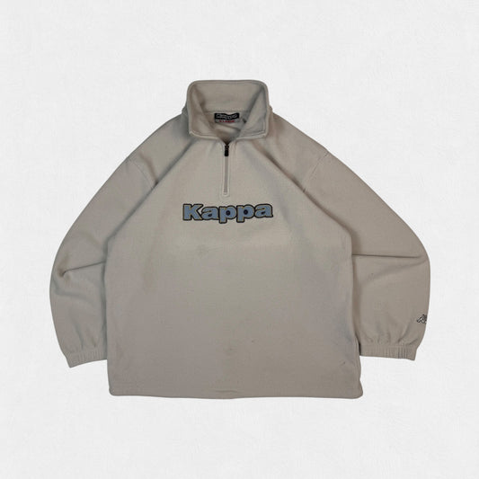 Vintage Kappa spell out quarter zip fleece (XL)