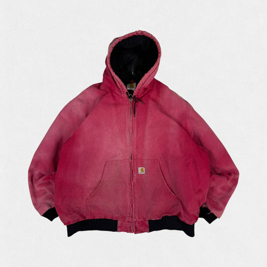 Vintage Carhartt active hooded workwear jacket (XXL)