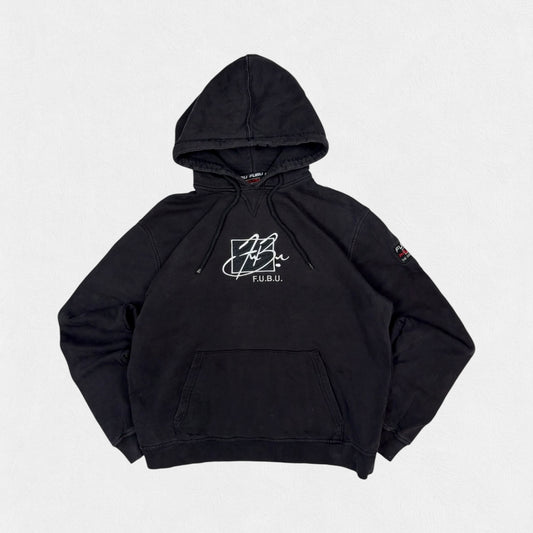 Vintage Fubu centre logo hoodie (S)