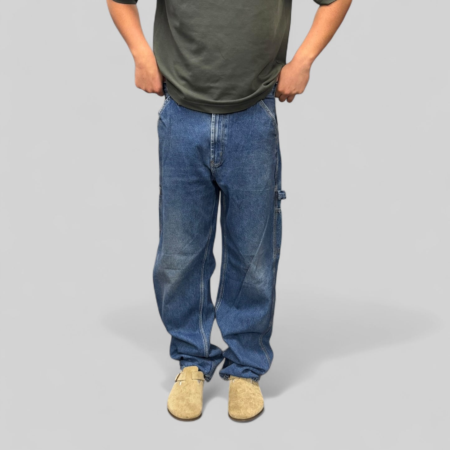 Vintage baggy carpenter jeans (W34)