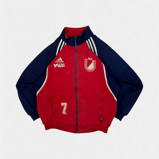 Vintage Adidas colour block track top (M)