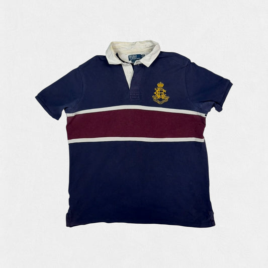 Vintage Polo Ralph Lauren crest rugby polo shirt (XXL)