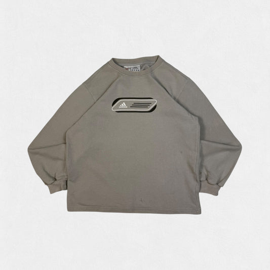 Vintage Adidas centre logo sweatshirt (S)