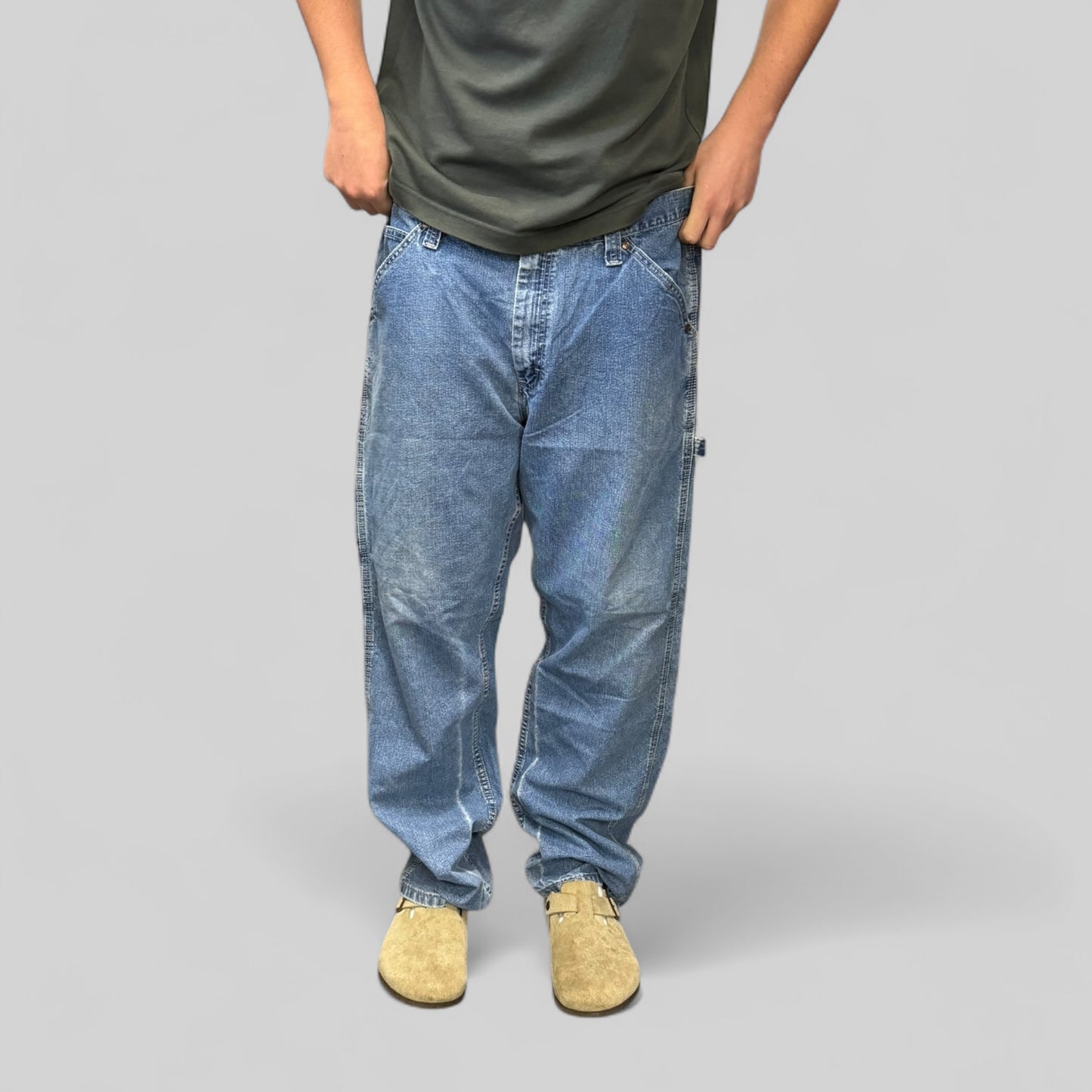 Vintage Lee baggy carpenter denim jeans (W38)
