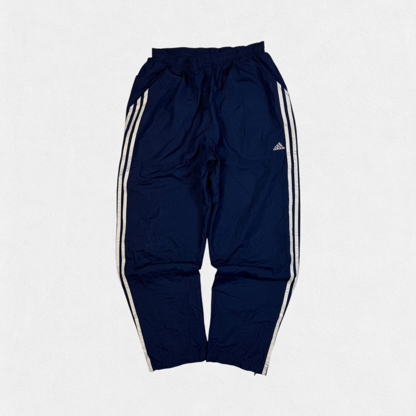 Vintage Adidas baggy side stripe track pants (M)