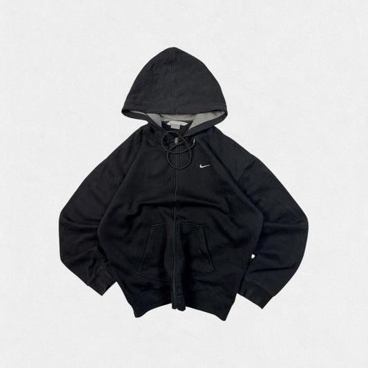 Vintage Nike mini swoosh full zip hoodie (M)