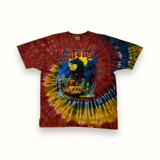 Vintage 90s Holiday world tie dye tee (XL)
