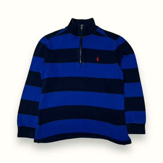 Youth Ralph Lauren striped quarter zip (M)