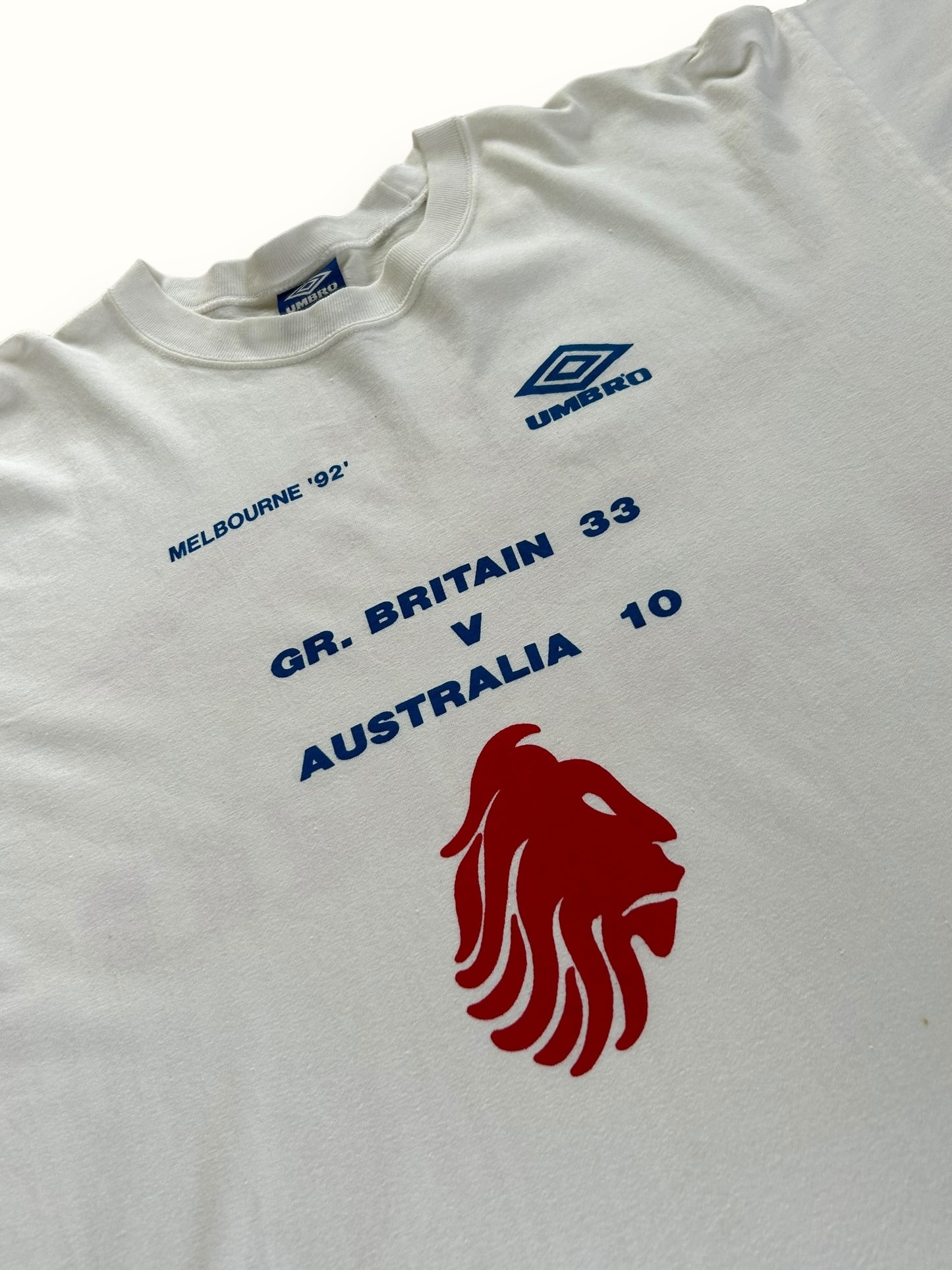 Vintage Umbro 1992 Ashes series tee (L)