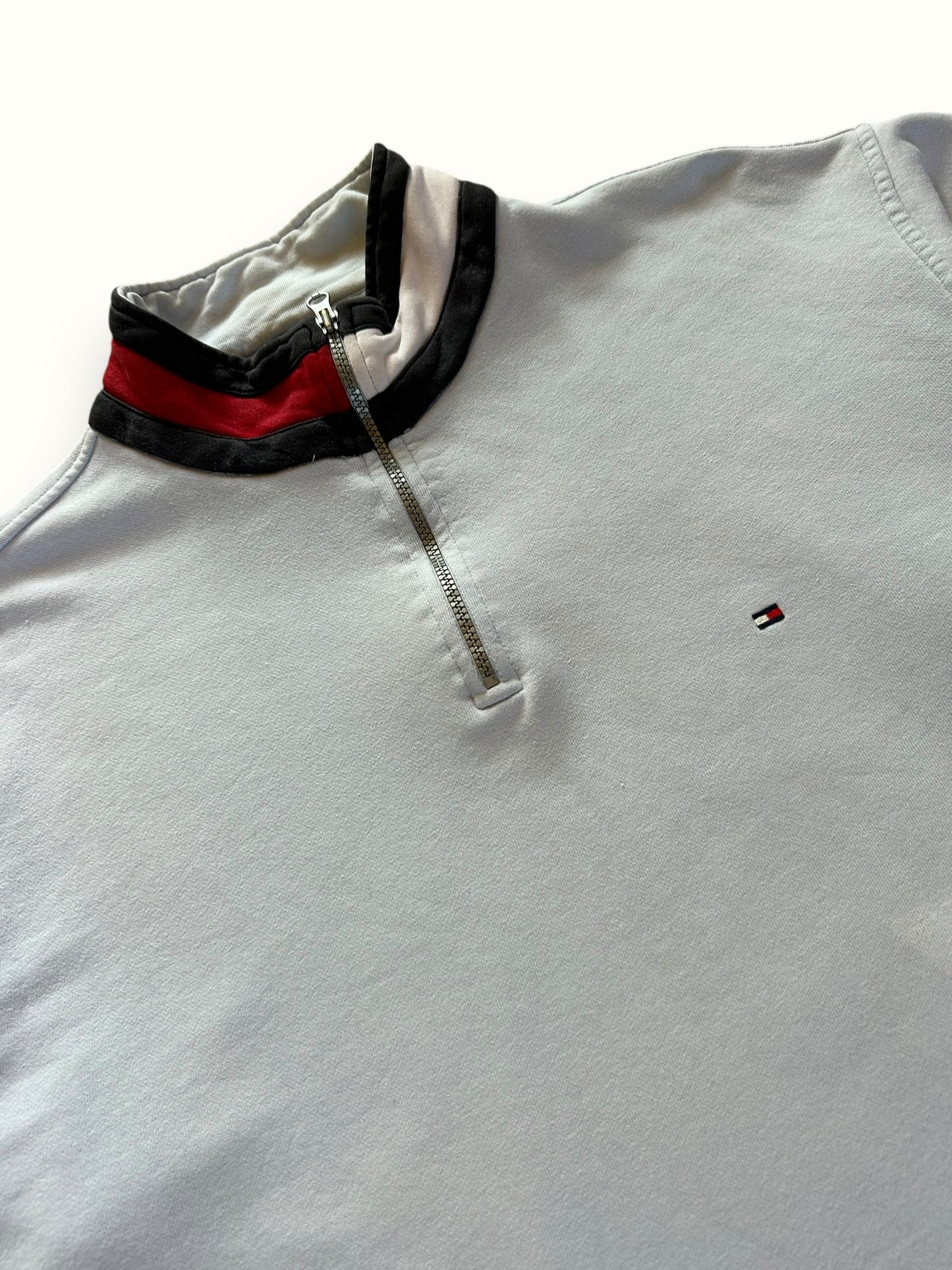 Tommy Hilfiger quarter zip sweatshirt (L)