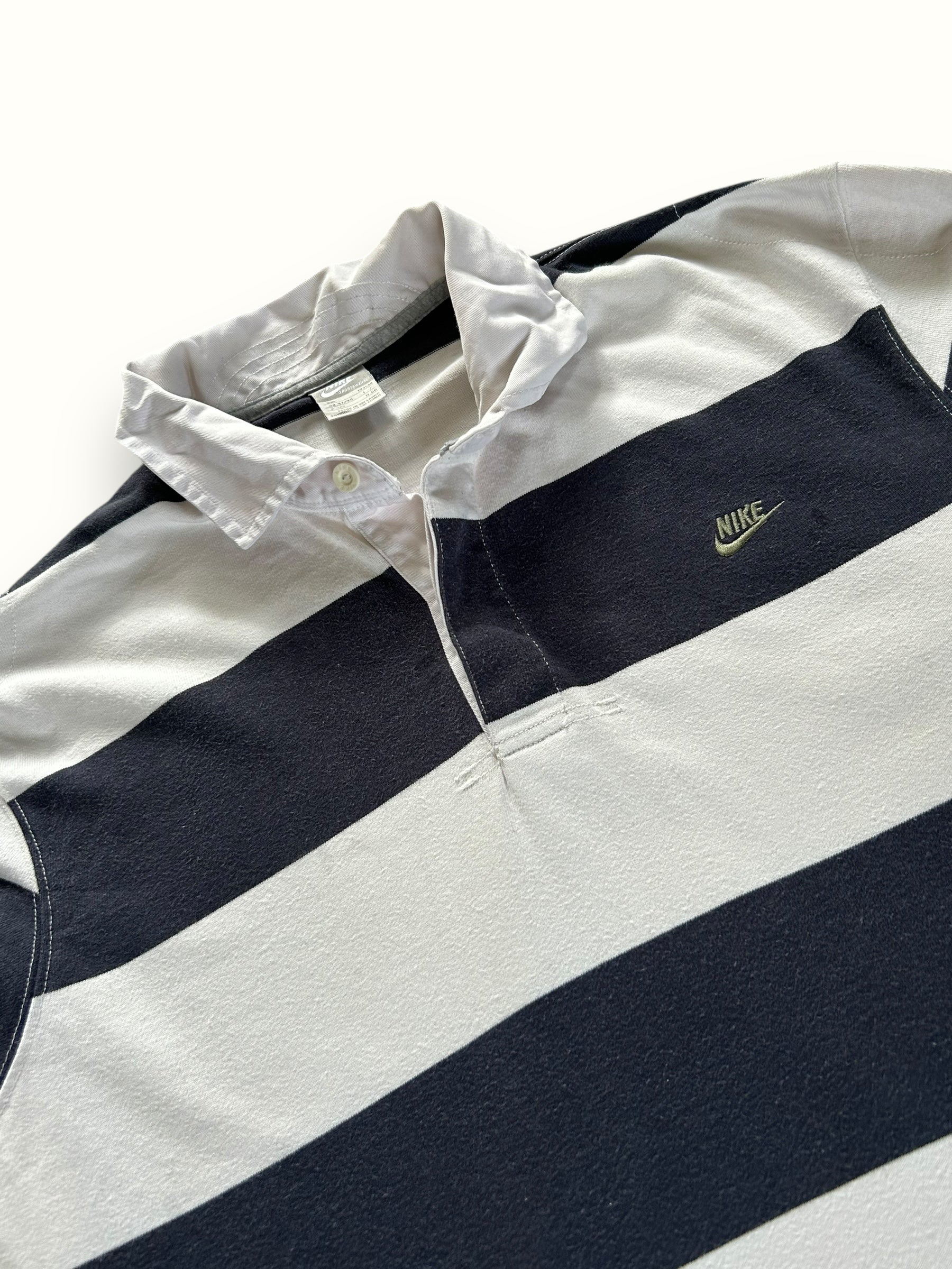 Vintage Nike striped rugby polo (XXL)