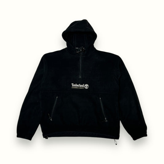 Vintage 90s Timberland Performance quarter zip hooded fleece (M)