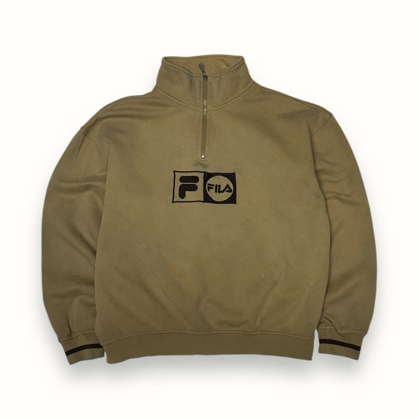 Vintage 90s Fila quarter zip sweatshirt (S)