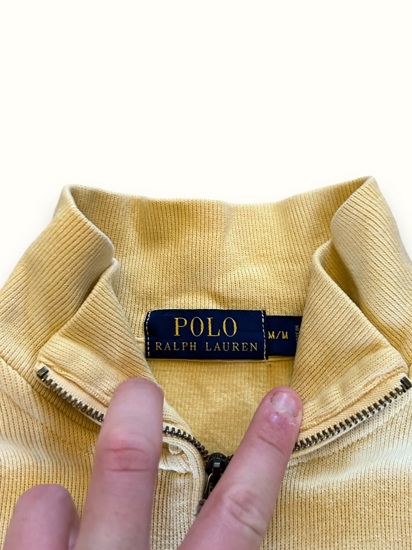 Ralph Lauren quarter zip sweatshirt (M)