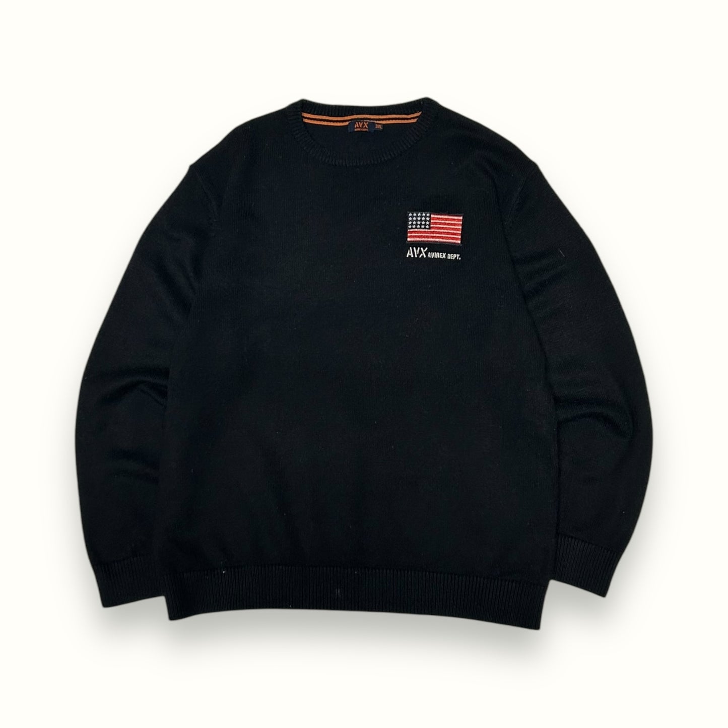 Vintage Avirex dept wool knit sweater (XL)