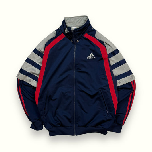 Vintage 90s Adidas colour block track jacket (M)