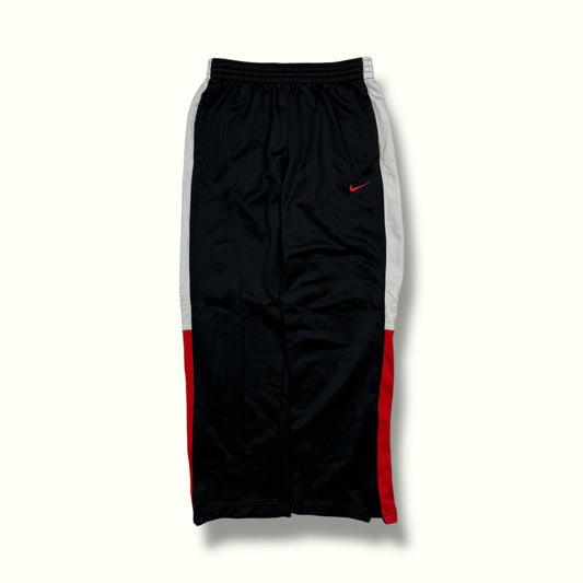 Nike side stripe baggy track pants (L)