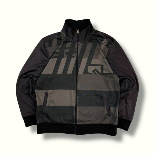 Vintage Quiksilver all over print track top (L)