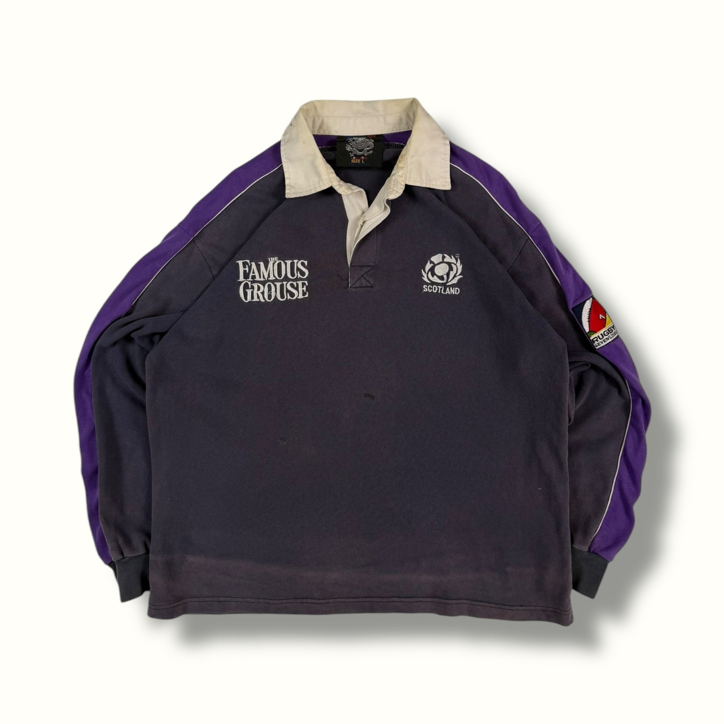 Vintage Scotland 2002 sevens rugby shirt (L)