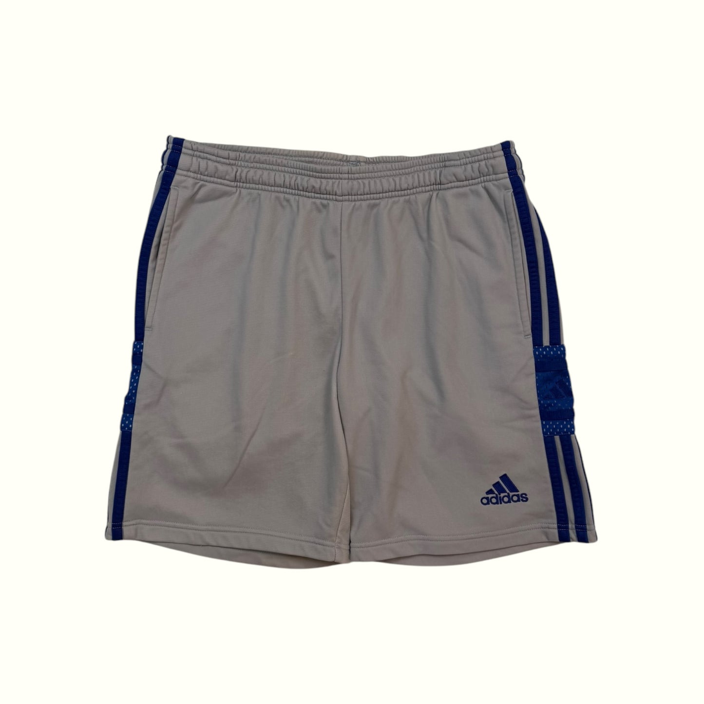 Vintage Adidas side stripe shorts (L)