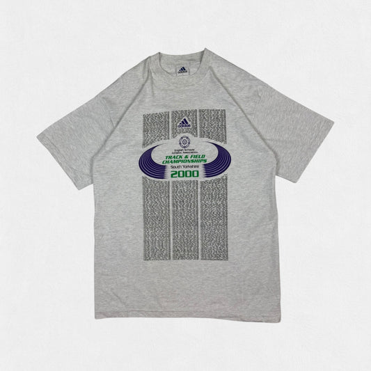 Vintage Adidas track & field championships 2000 graphic tee (L)