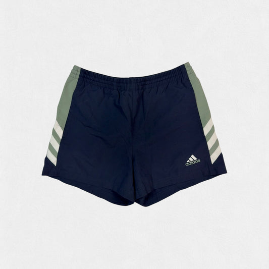 Vintage 90s Adidas side stripe sport shorts (M)