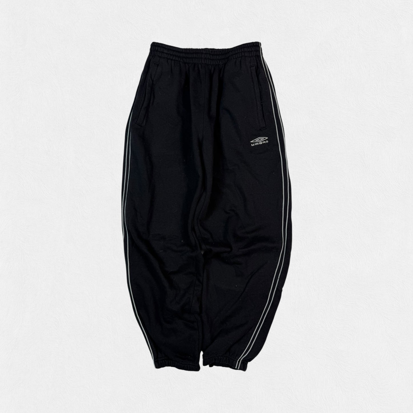 Vintage Umbro side stripe baggy joggers (S)