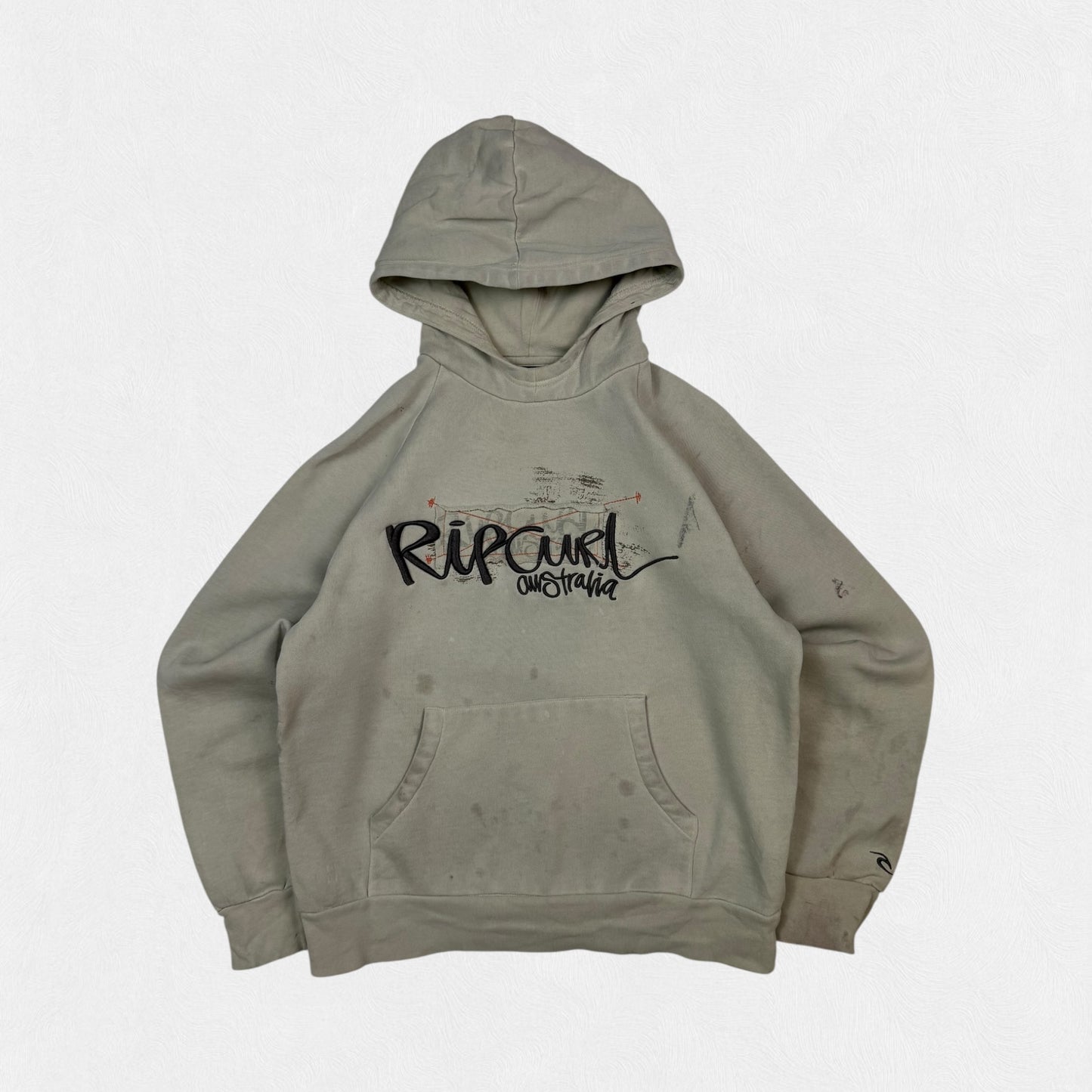 Vintage Ripcurl spell out hoodie (XS)