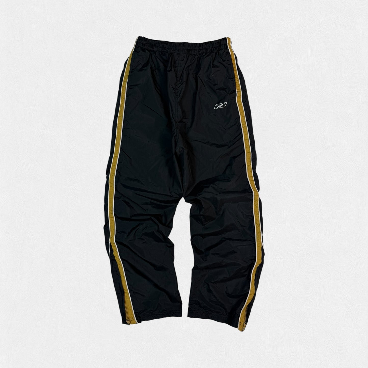 Vintage Reebok baggy side stripe track pants (M)