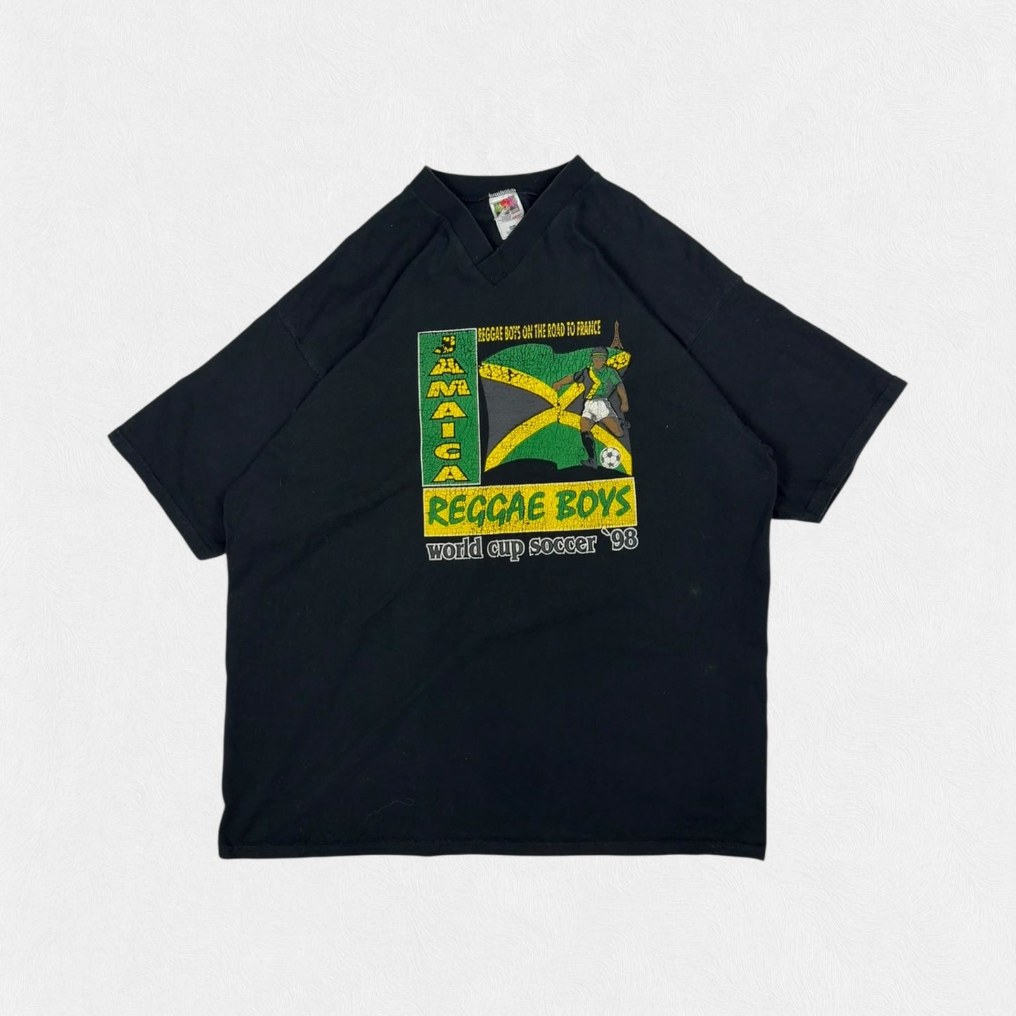 Vintage Jamaica 1998 football world cup graphic tee (XXL)