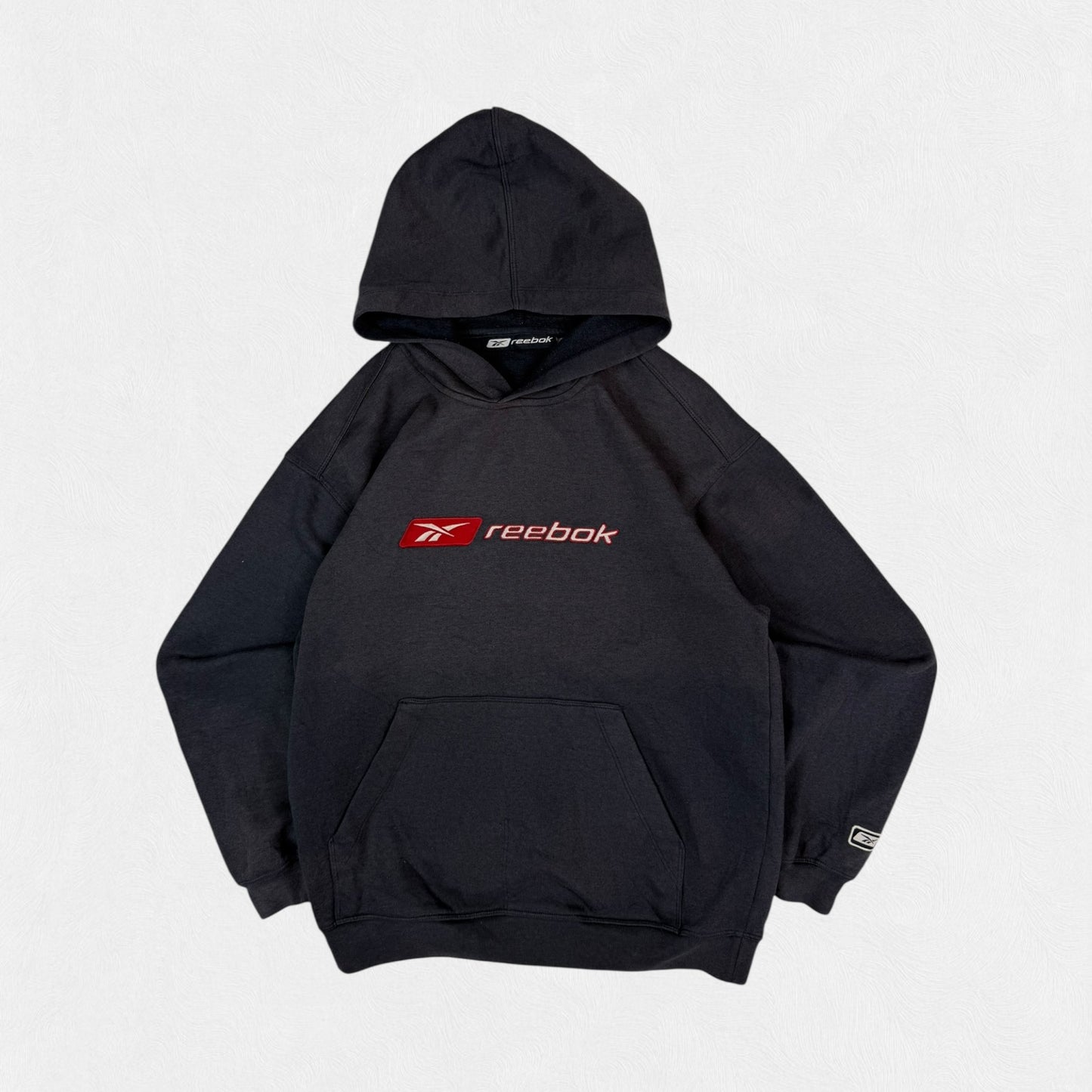 Vintage Reebok spell out hoodie (XS)