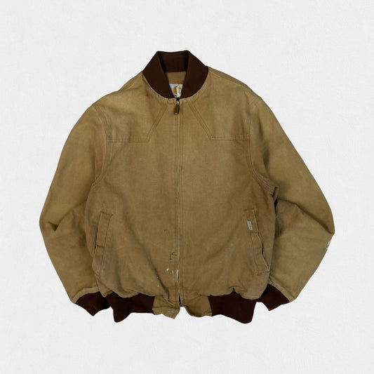 Vintage 90s Carhartt canvas bomber workwear jacket (M)
