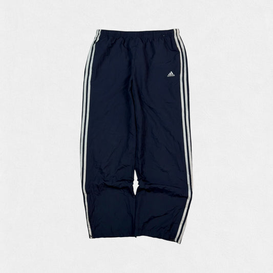 Vintage Adidas side stripe baggy track pants (L)