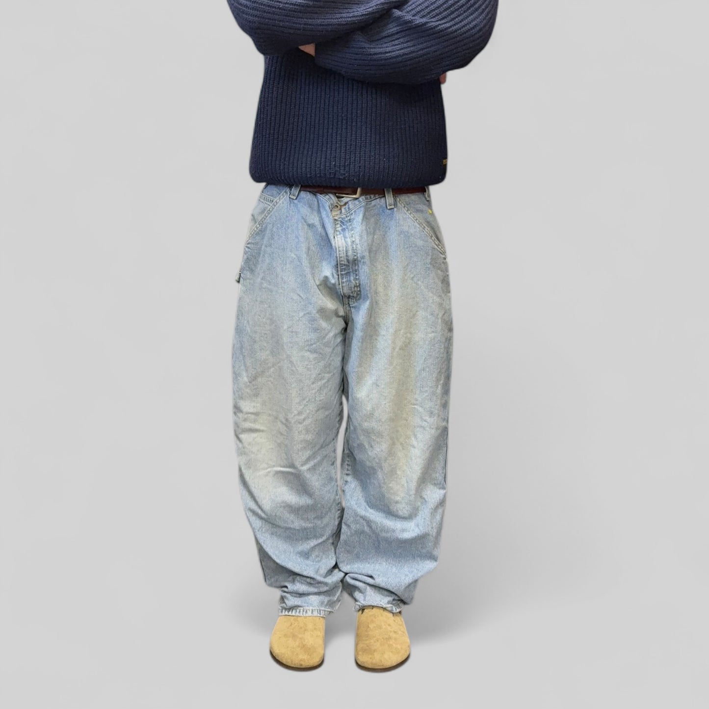 Vintage Levi's silver tab baggy carpenter jeans (W38)