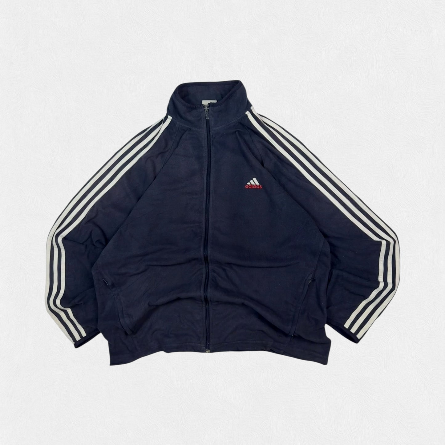 Vintage Adidas full zip fleece (L)