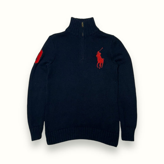 Youth Ralph Lauren quarter zip knit (M)