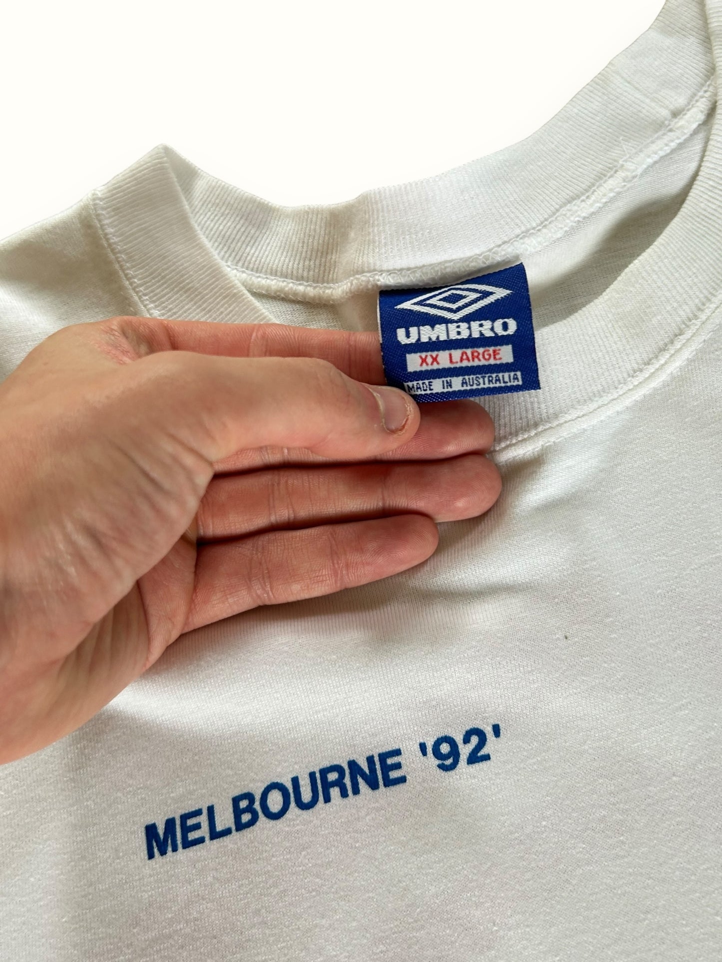 Vintage Umbro 1992 Ashes series tee (L)