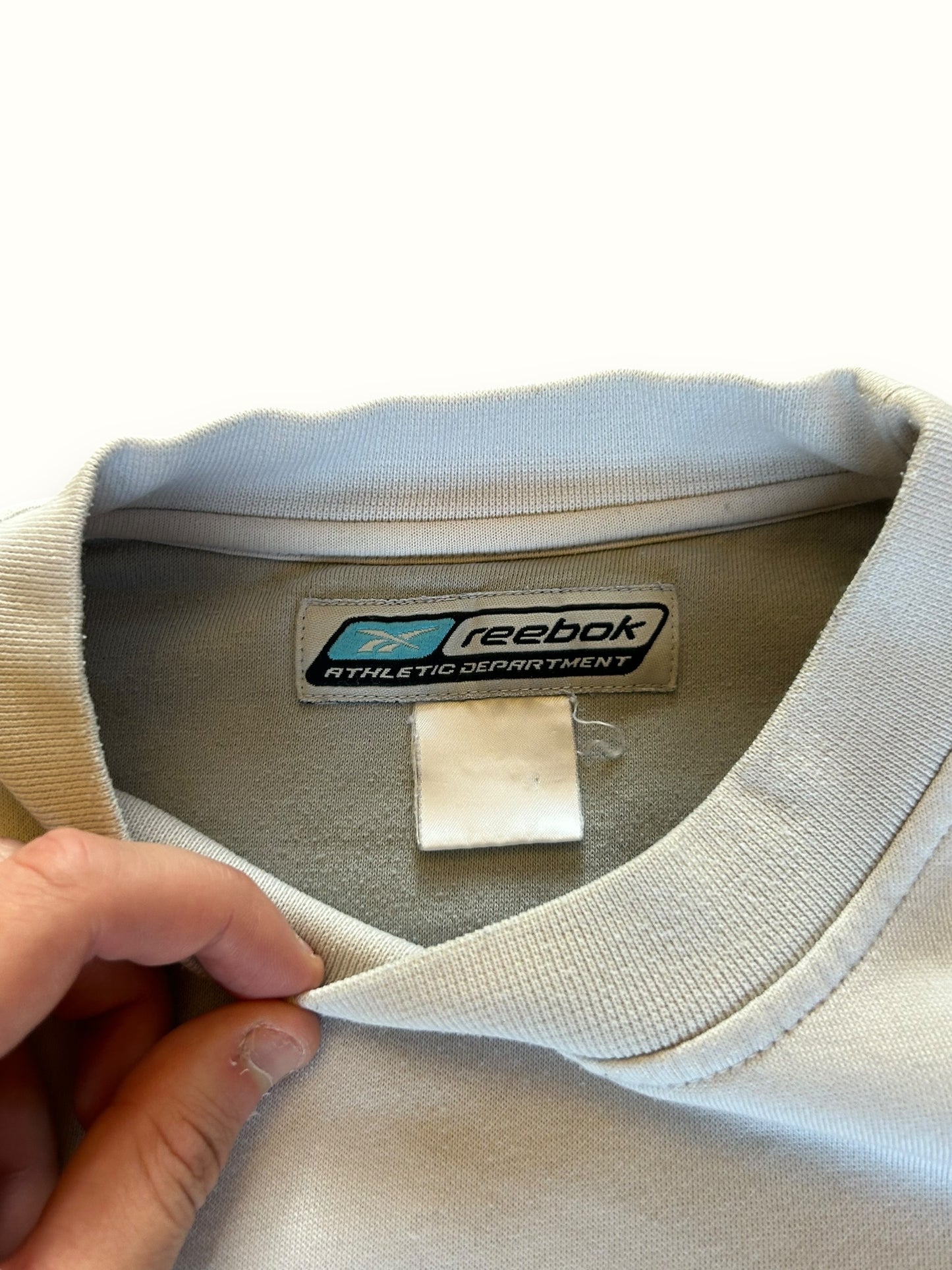 Vintage Reebok athletic dept spell out sweatshirt (L)