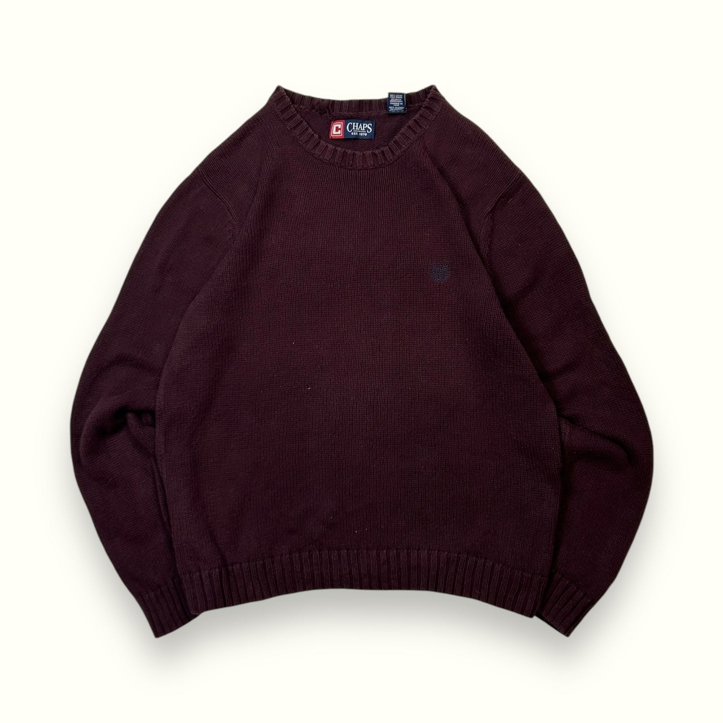 Vintage Chaps knit sweater (M)