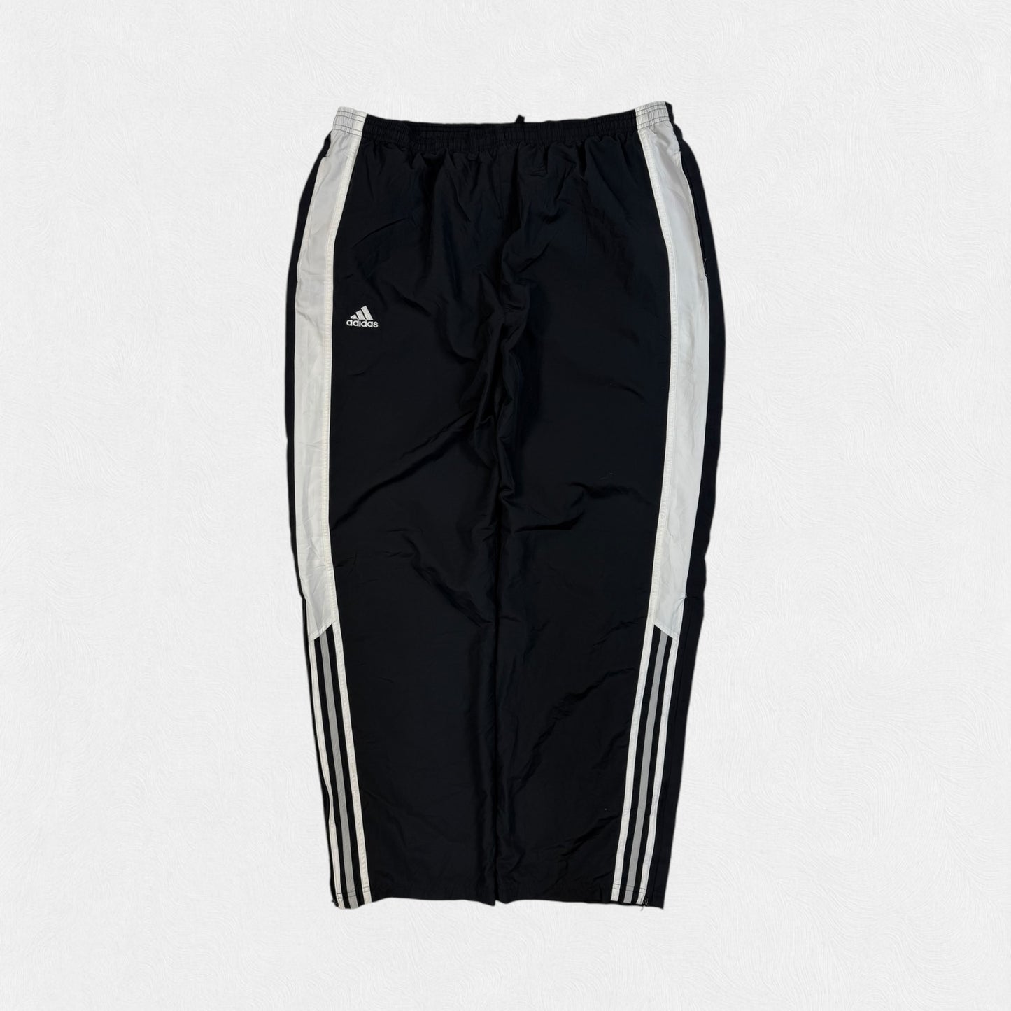 Vintage Adidas side stripe baggy track pants (XL)