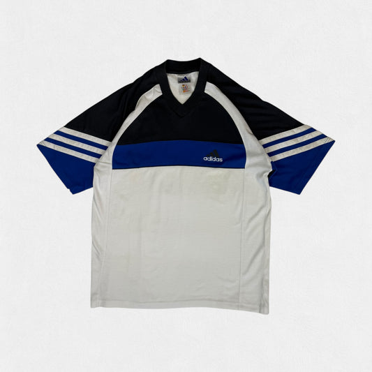 Vintage Adidas colour block tee (L)