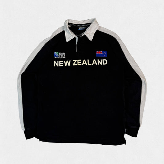 New Zealand all blacks rugby world cup 2011 shirt (S)
