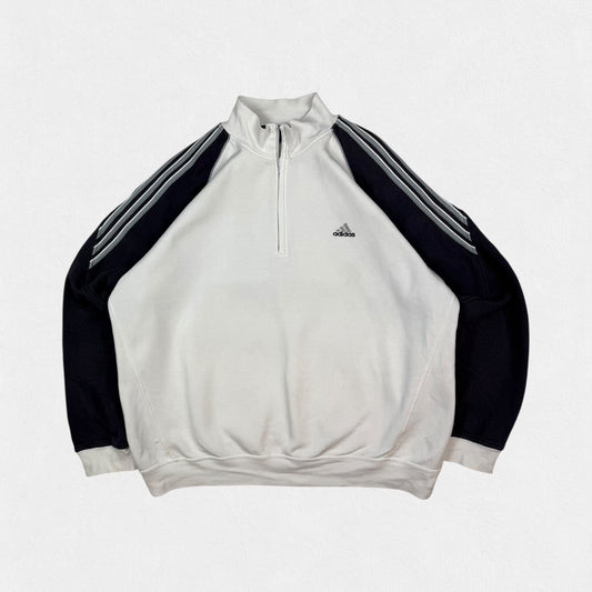 Vintage Adidas quarter zip sweatshirt (XXL)