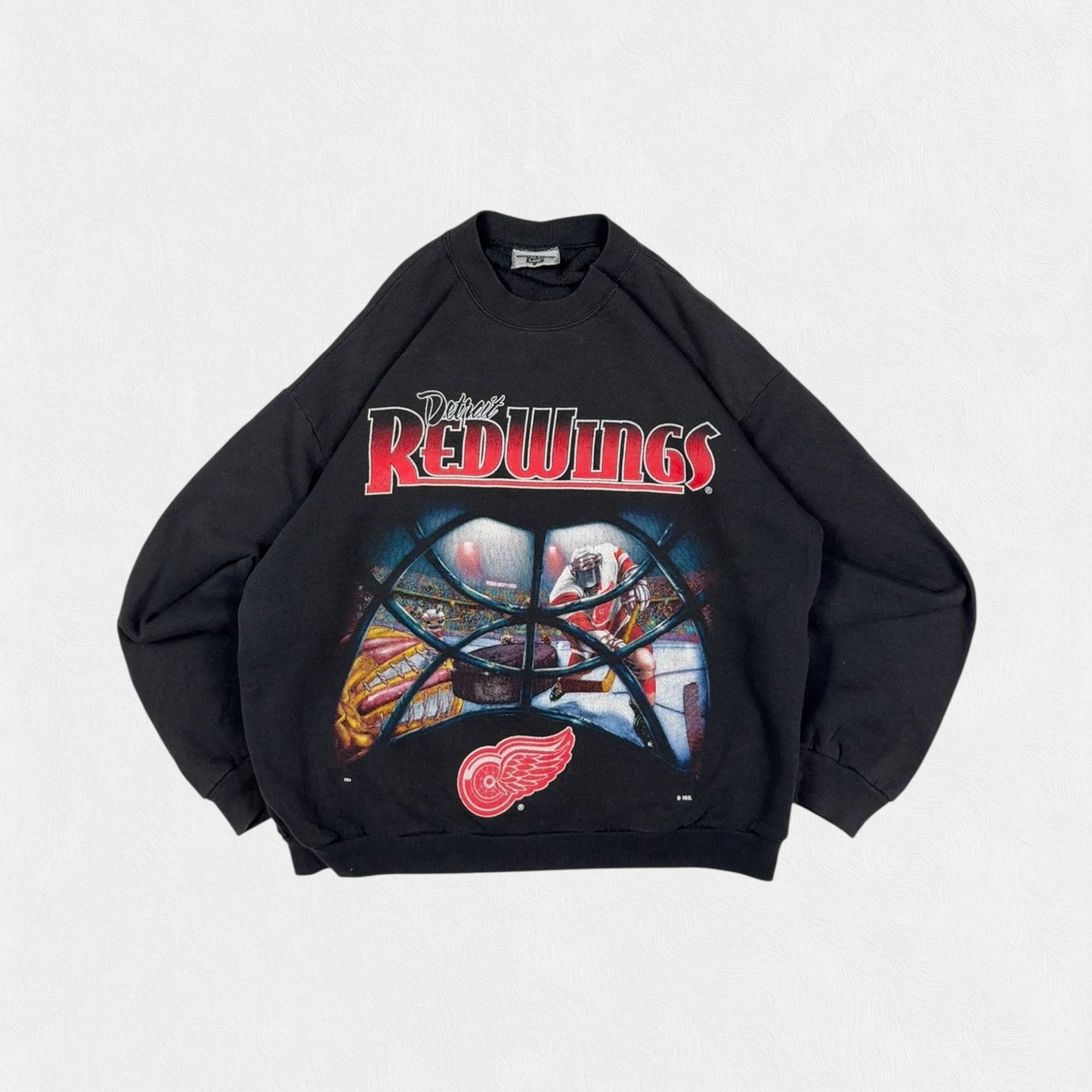 Vintage 90s Detroit Red Wings NHL graphic sweatshirt (L)