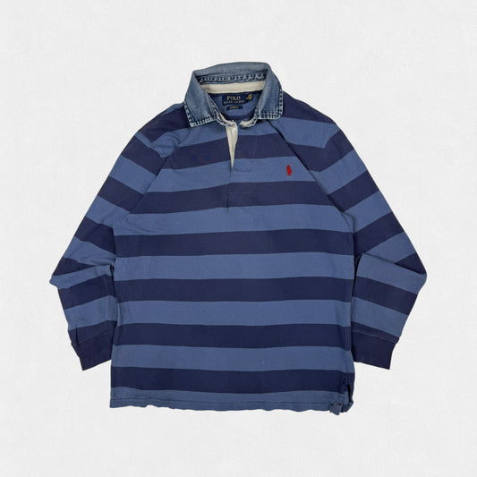 Polo Ralph Lauren striped rugby polo shirt (M)