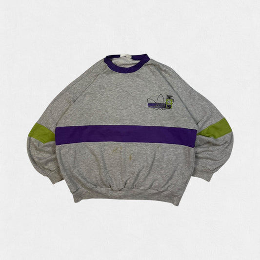 Vintage 90s Adidas originals abstract sweatshirt (XL)