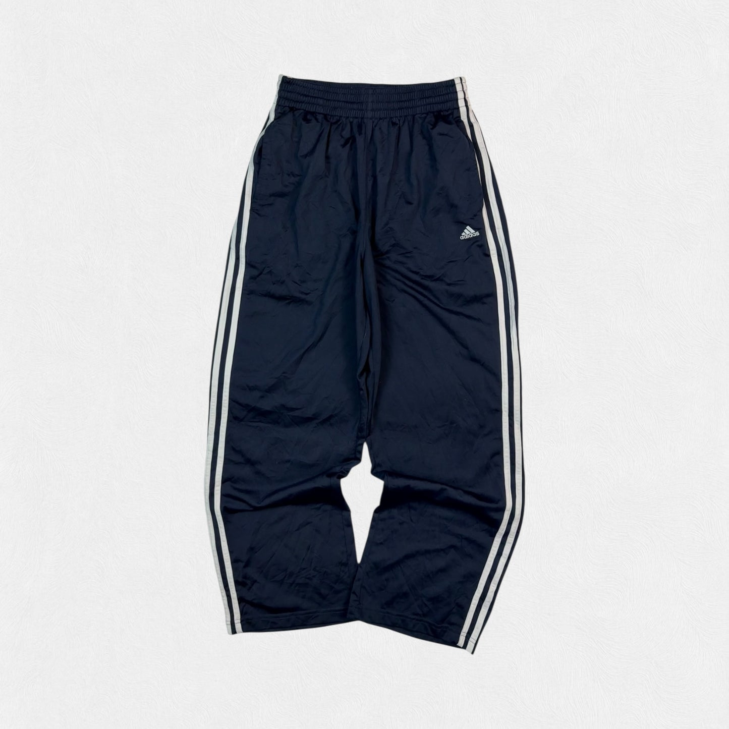 Vintage Adidas baggy side stripe track pants (M)
